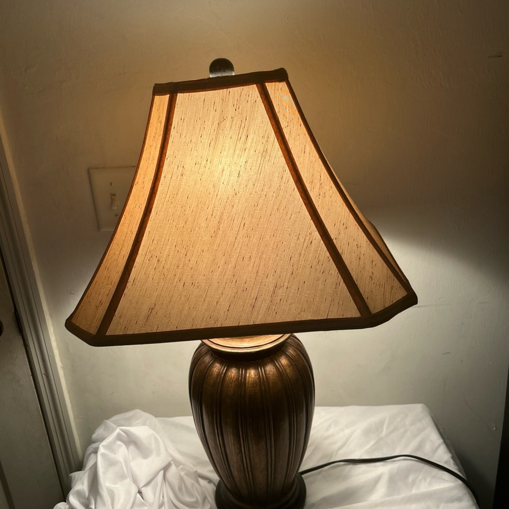Elegant Brown Table Lamp